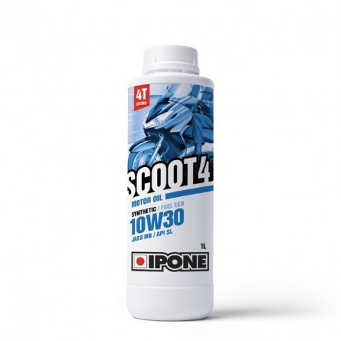 Λάδι μηχανής IPONE SCOOT 4 10W30 - 1 Λίτρο Λάδι μηχανής IPONE SCOOT 4 10W30 - 1 Λίτρο